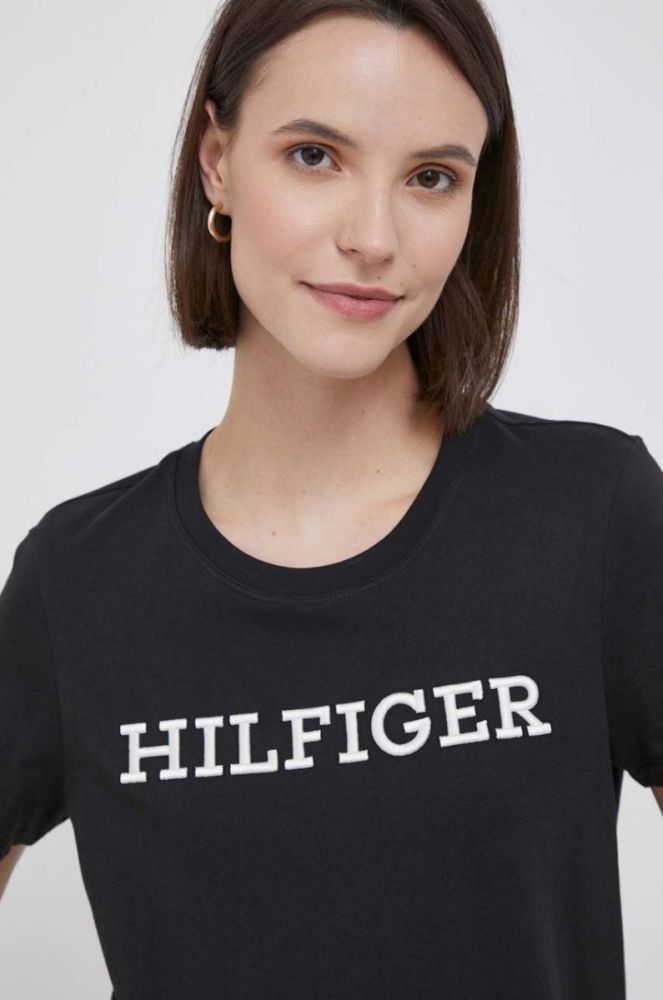 Бавовняна футболка Tommy Hilfiger колір чорний (3411989) фото 4