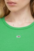Футболка Tommy Jeans жіноча колір зелений (3281990)
