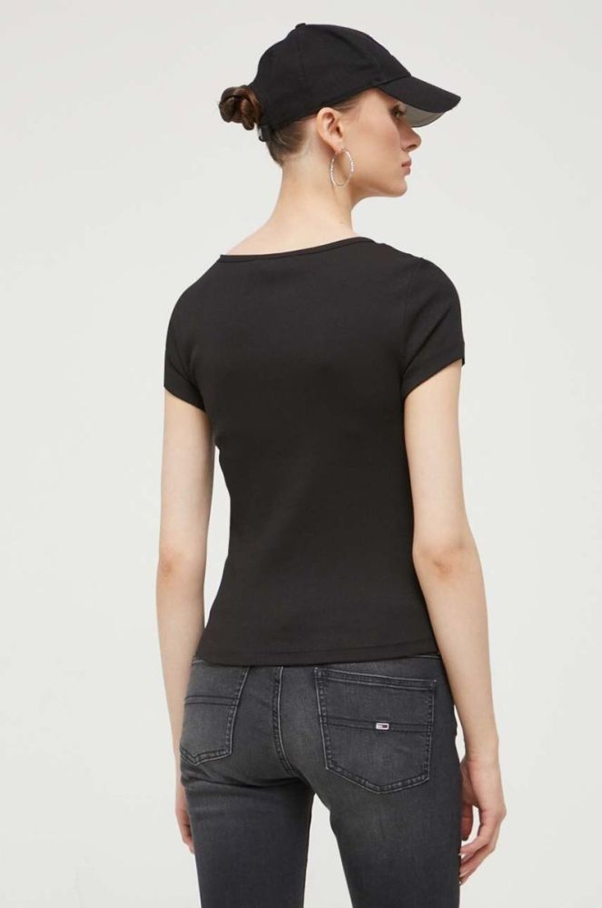 Футболка Tommy Jeans жіноча колір чорний (3284311) фото 3