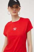 Футболка Tommy Jeans жіноча колір червоний (3333212)