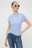 Футболка Tommy Jeans жіноча колір блакитний (3333202)