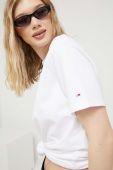 Бавовняна футболка Tommy Jeans колір білий (3325680)