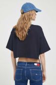 Бавовняна футболка Tommy Jeans колір синій (3375441)