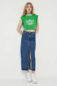 Топ Tommy Jeans жіночий колір зелений (3282006)
