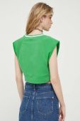 Топ Tommy Jeans жіночий колір зелений (3282006)