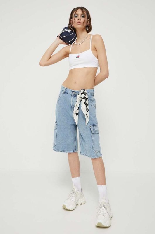 Топ Tommy Jeans жіночий колір білий (3260145) фото 2