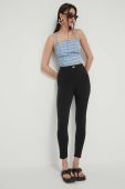 Джинсовий топ Tommy Jeans оголена спина колір блакитний