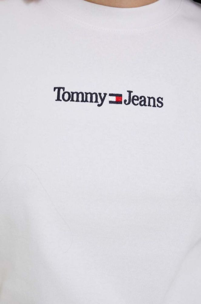 Футболка Tommy Jeans жіноча колір білий (3284346) фото 5