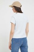 Футболка Tommy Jeans жіноча колір блакитний (3284331)