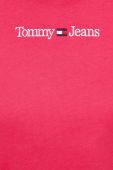 Бавовняна футболка Tommy Jeans колір червоний (3370483)