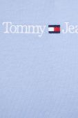 Бавовняна футболка Tommy Jeans колір блакитний (3330774)