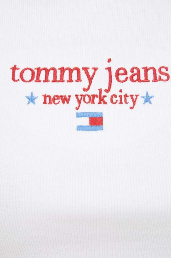 Топ Tommy Jeans жіночий колір білий (3260149) фото 4