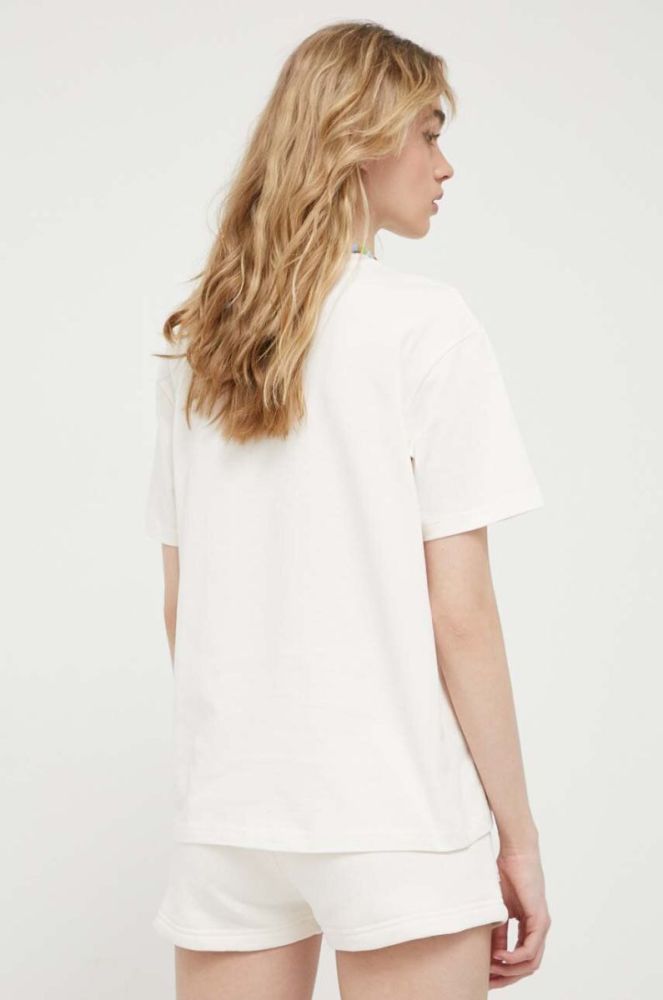 Бавовняна футболка Tommy Jeans колір бежевий (3276791) фото 3