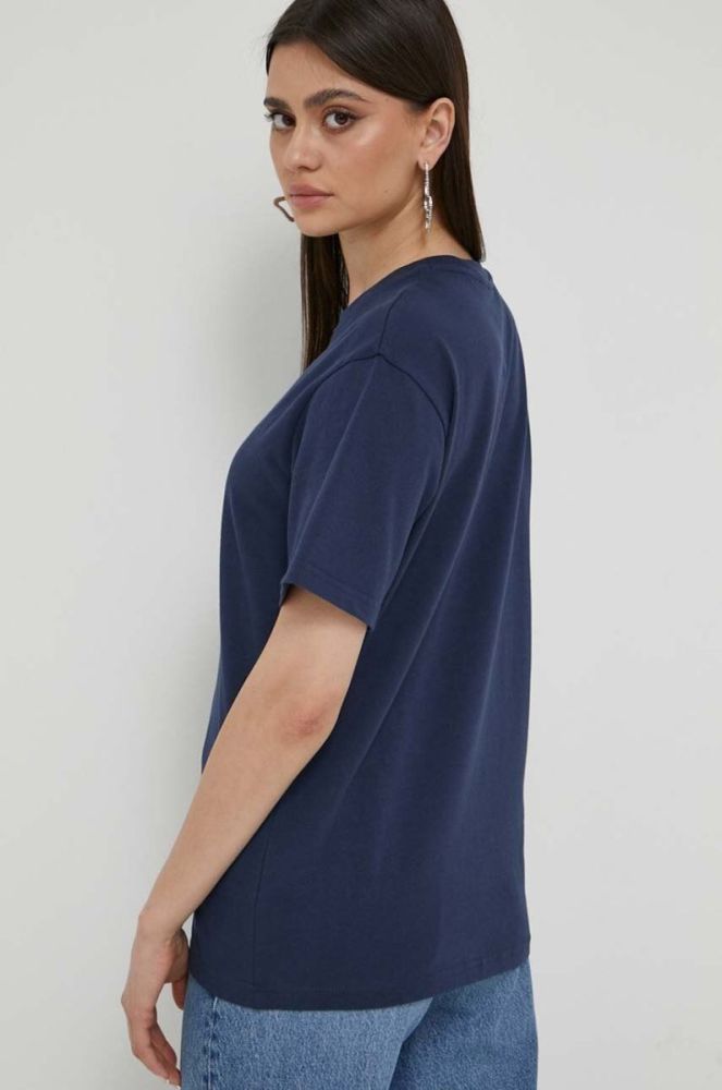 Бавовняна футболка Tommy Jeans колір синій (3276846) фото 3