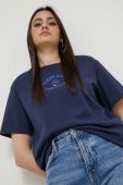 Бавовняна футболка Tommy Jeans колір синій (3276846)