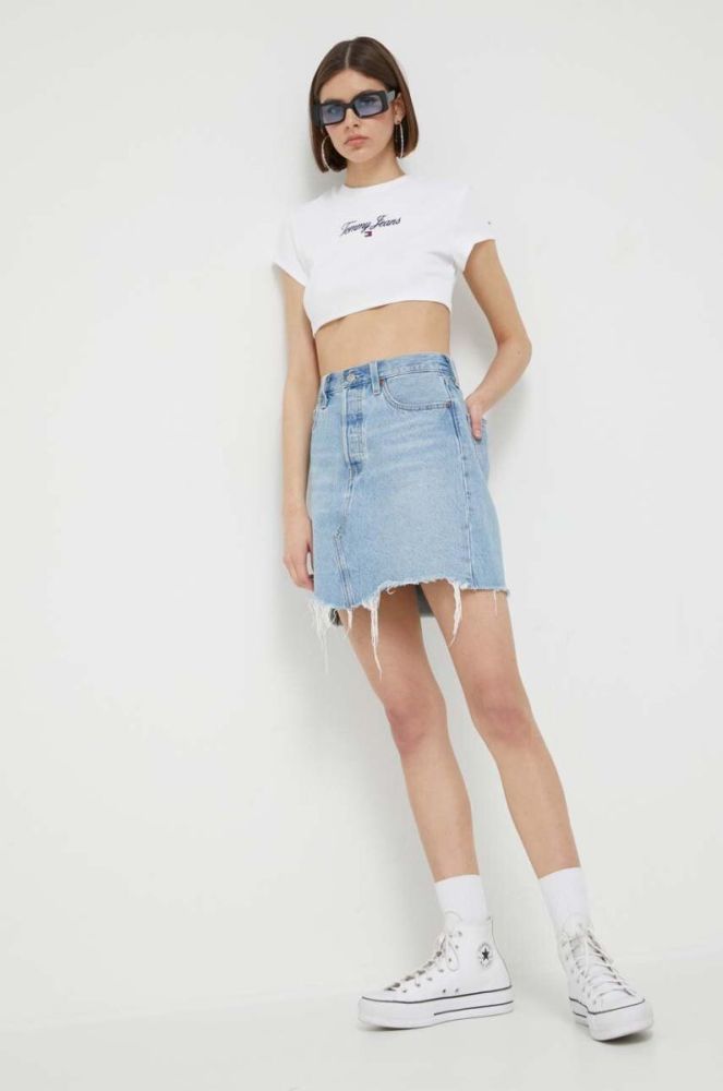 Футболка Tommy Jeans жіноча колір білий (3260164) фото 2