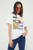Бавовняна футболка Tommy Jeans колір білий (3325697)