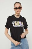 Бавовняна футболка Tommy Jeans колір чорний (3325708)
