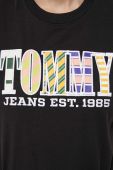 Бавовняна футболка Tommy Jeans колір чорний (3325708)