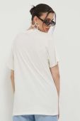 Бавовняна футболка HUGO колір бежевий (3284396)