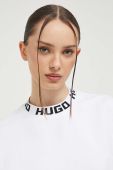 Бавовняна футболка HUGO колір білий (3370398)
