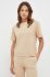 Футболка лаунж HUGO колір бежевий (3382129)