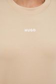 Футболка лаунж HUGO колір бежевий (3382129)