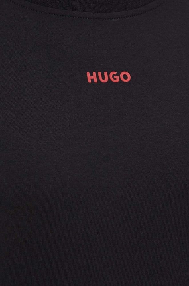 Футболка лаунж HUGO колір чорний (3382108) фото 6
