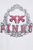 Бавовняна футболка Pinko колір білий (3447695)