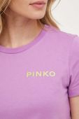 Бавовняна футболка Pinko колір фіолетовий (3435200)