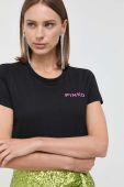 Бавовняна футболка Pinko колір чорний (3435209)