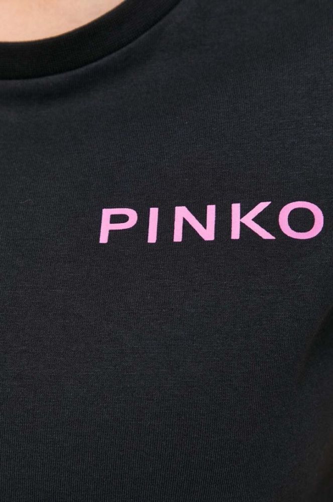 Бавовняна футболка Pinko колір чорний (3435209) фото 5