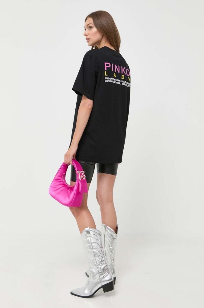 Бавовняна футболка Pinko колір чорний (3443804)
