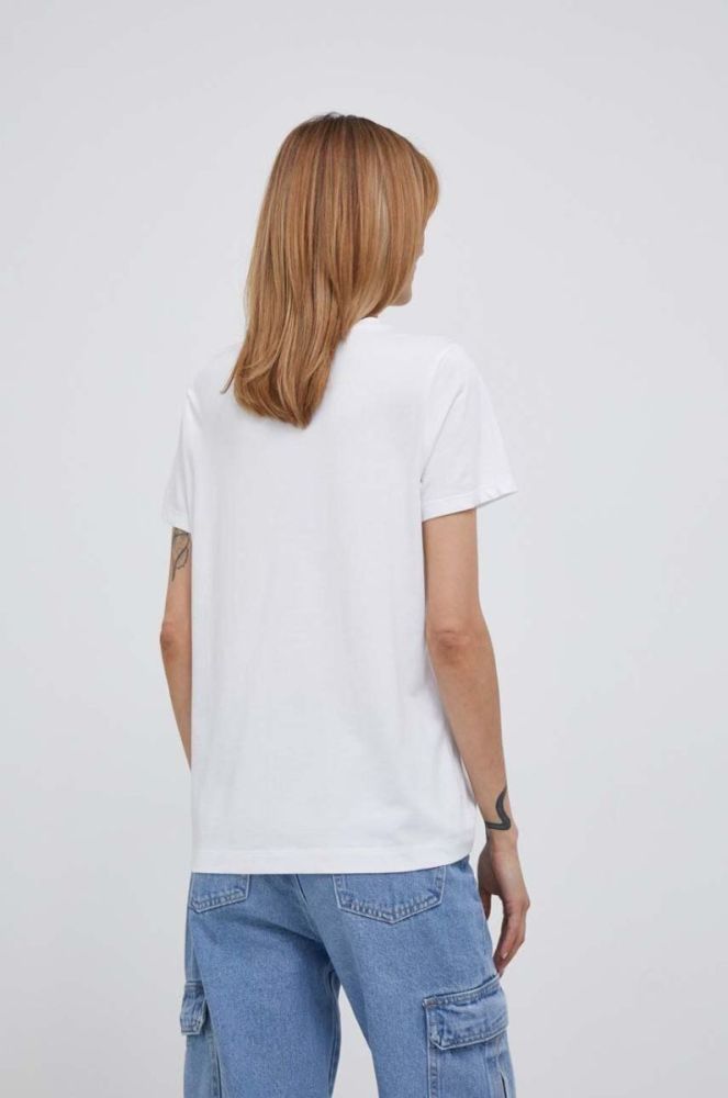 Футболка Dkny жіноча колір білий (3310545) фото 3