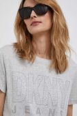 Футболка Dkny жіноча колір сірий