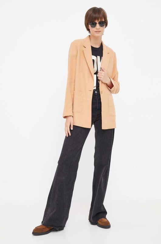 Футболка Dkny жіноча колір чорний (3354604) фото 2