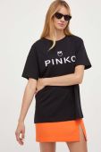 Бавовняна футболка Pinko колір чорний (3447713)