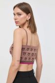Топ Pinko жіночий колір коричневий