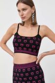 Топ Pinko жіночий колір чорний (3435227)