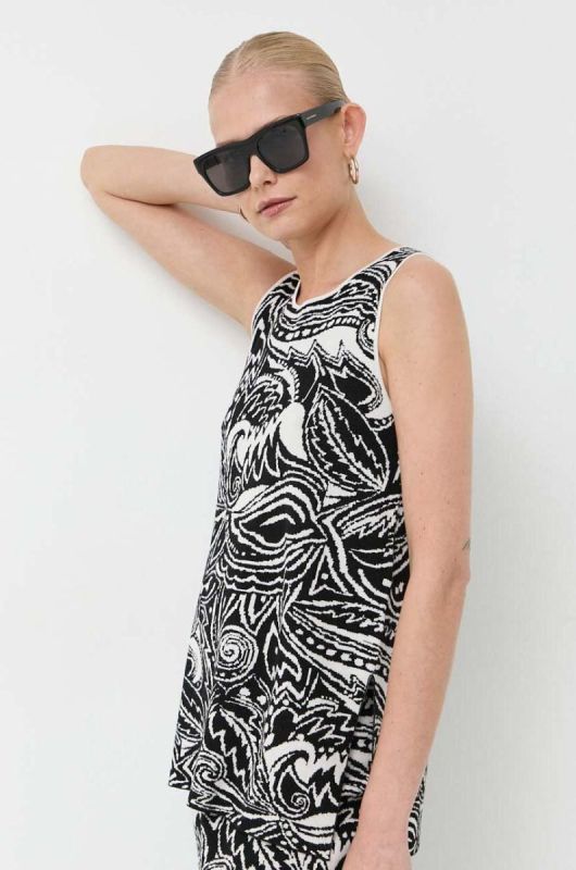 Топ Weekend Max Mara жіночий колір чорний (3404883)