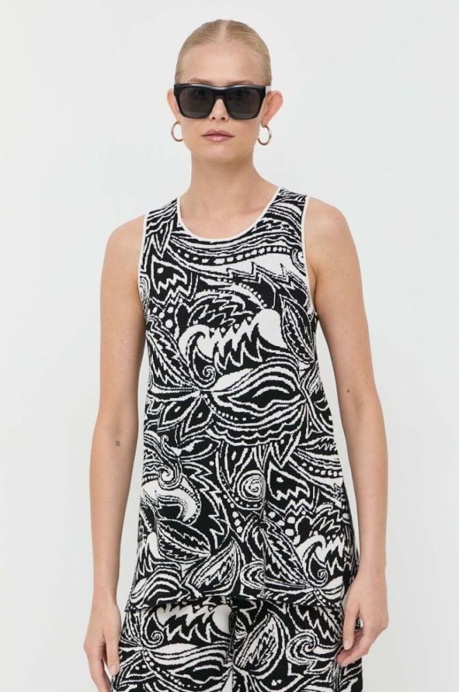 Топ Weekend Max Mara жіночий колір чорний (3404883) фото 4