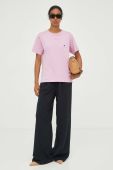 Бавовняна футболка Weekend Max Mara колір рожевий (3398431)
