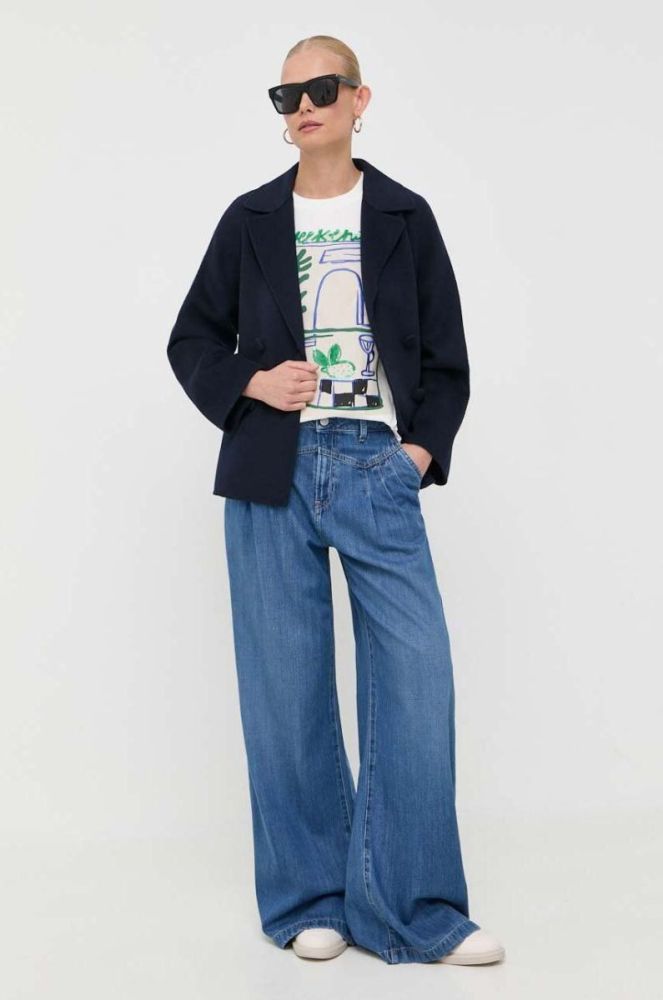 Бавовняна футболка Weekend Max Mara колір бежевий (3398444) фото 2