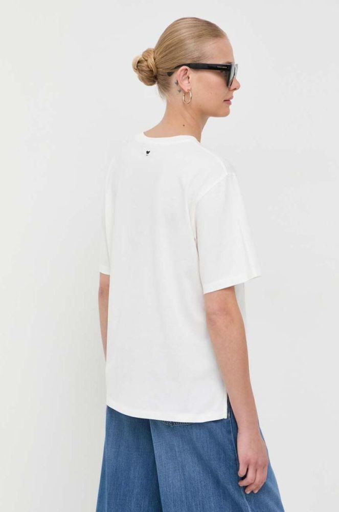 Бавовняна футболка Weekend Max Mara колір бежевий (3398444) фото 3