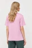 Бавовняна футболка Weekend Max Mara колір рожевий (3398448)
