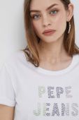 Бавовняна футболка Pepe Jeans колір білий (3291071)