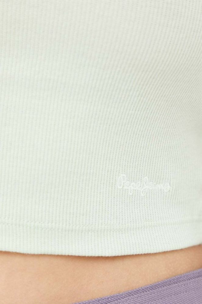 Топ Pepe Jeans жіночий колір зелений (3313803) фото 5