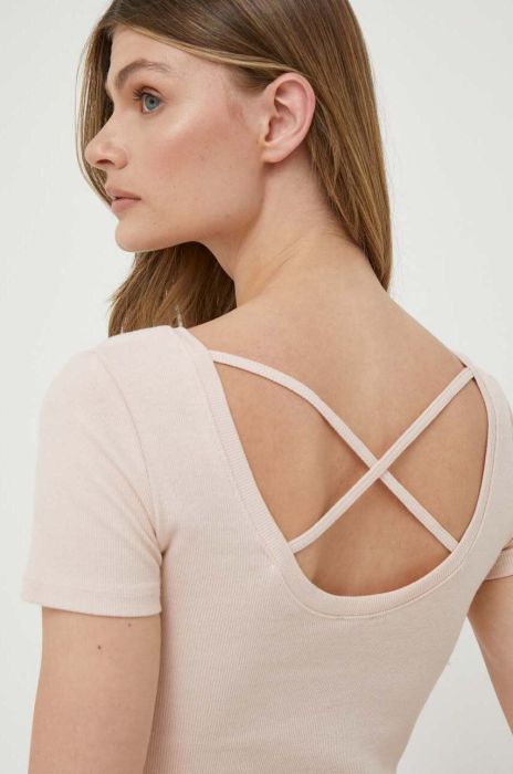 Футболка Pepe Jeans Bebette жіноча колір рожевий