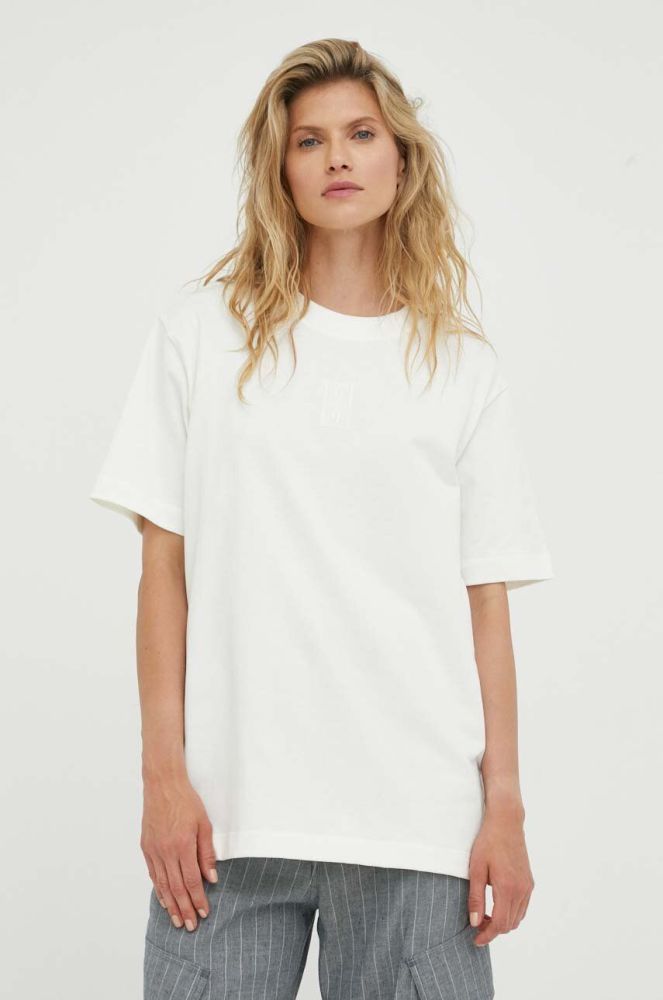 Бавовняна футболка By Malene Birger Fayeh колір білий