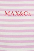 Бавовняна футболка MAX&Co. колір рожевий